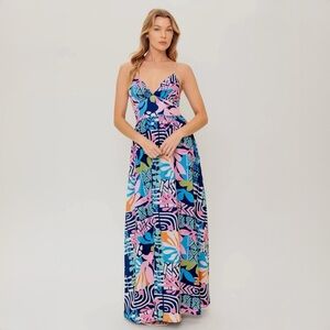 Floral Maxi Dress - Multicolor